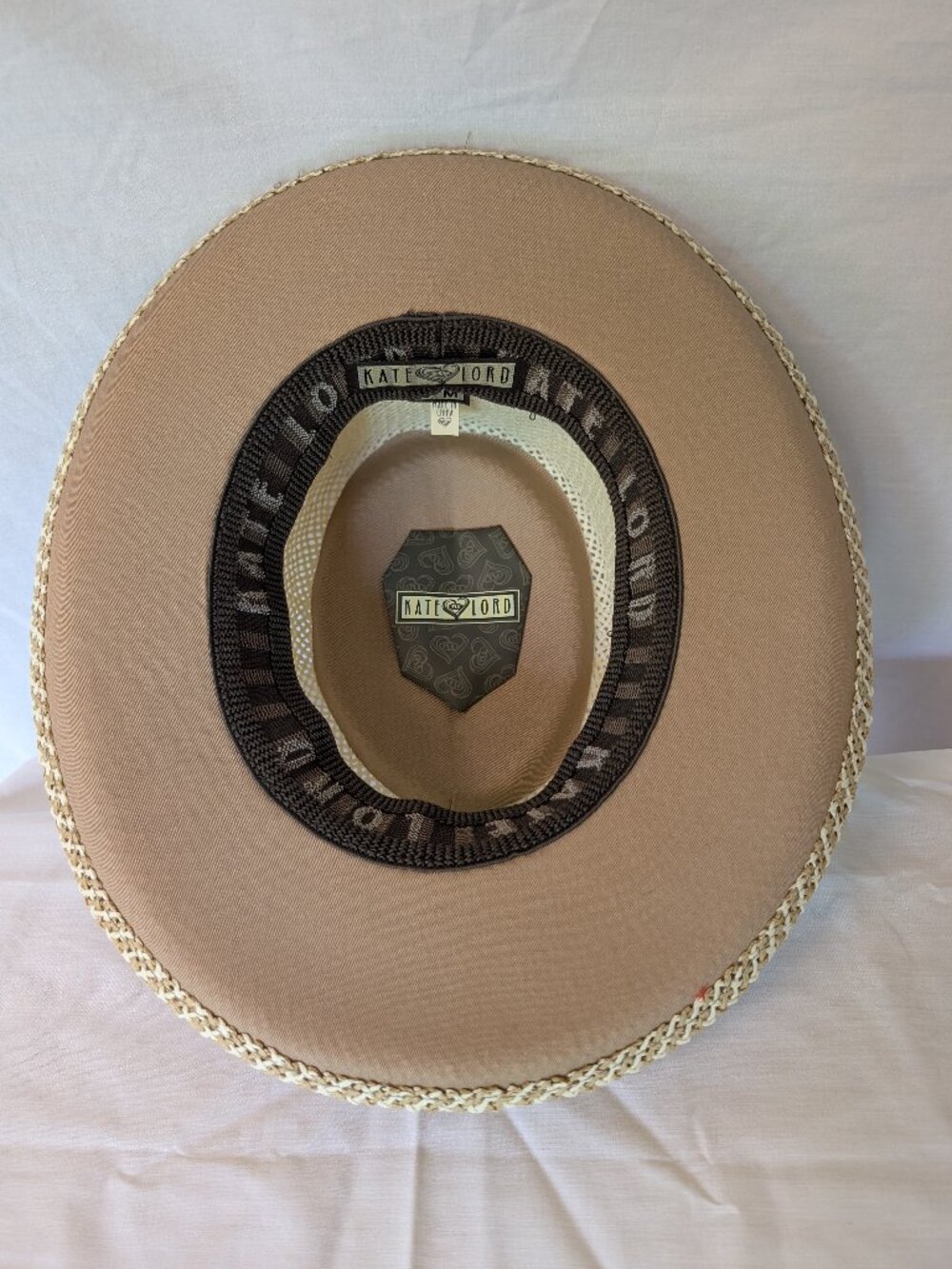 Kate Lord Y2K Bellsouth Classic Straw Sun Hat Golf Tournament S/M Preppy Resort - Picture 6 of 6